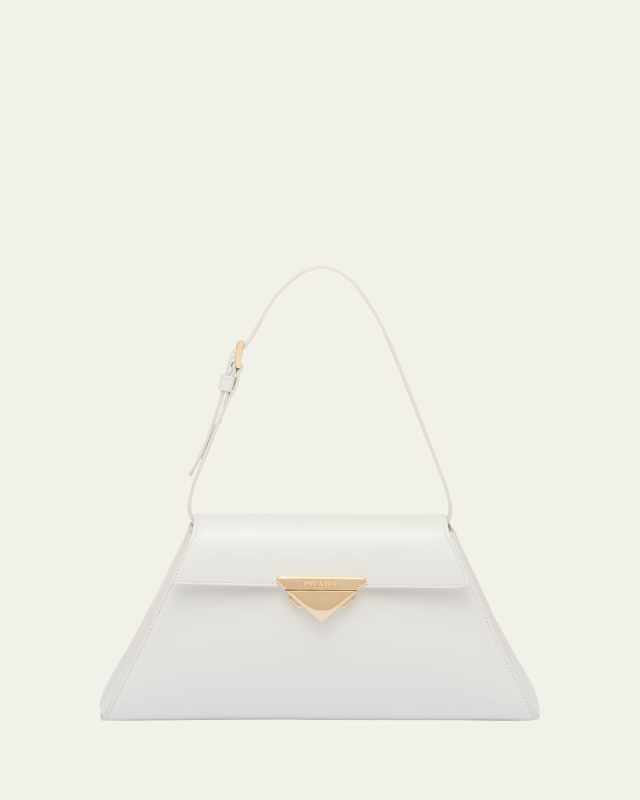 Spazzolato Leather Shoulder Bag